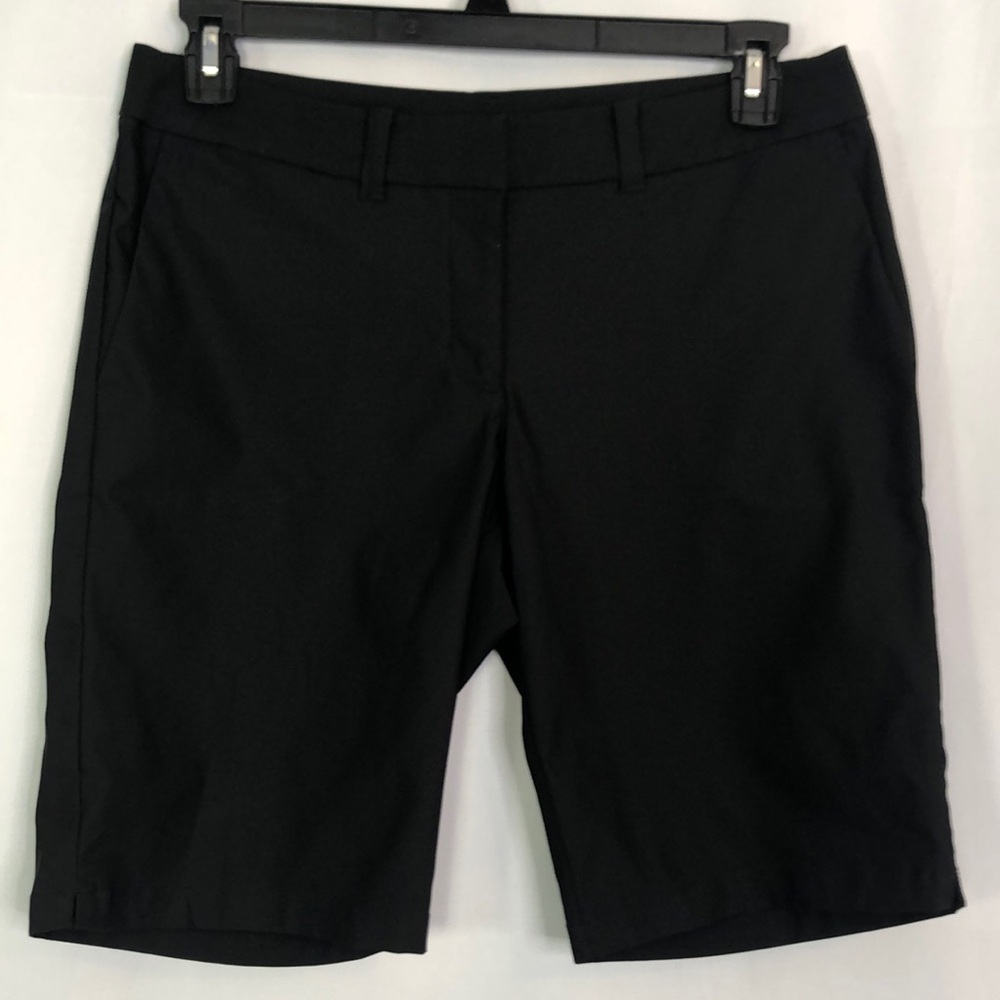 NIKEGOLF Dri-FIT Flat Front Golf Black Pocket Shorts Size M